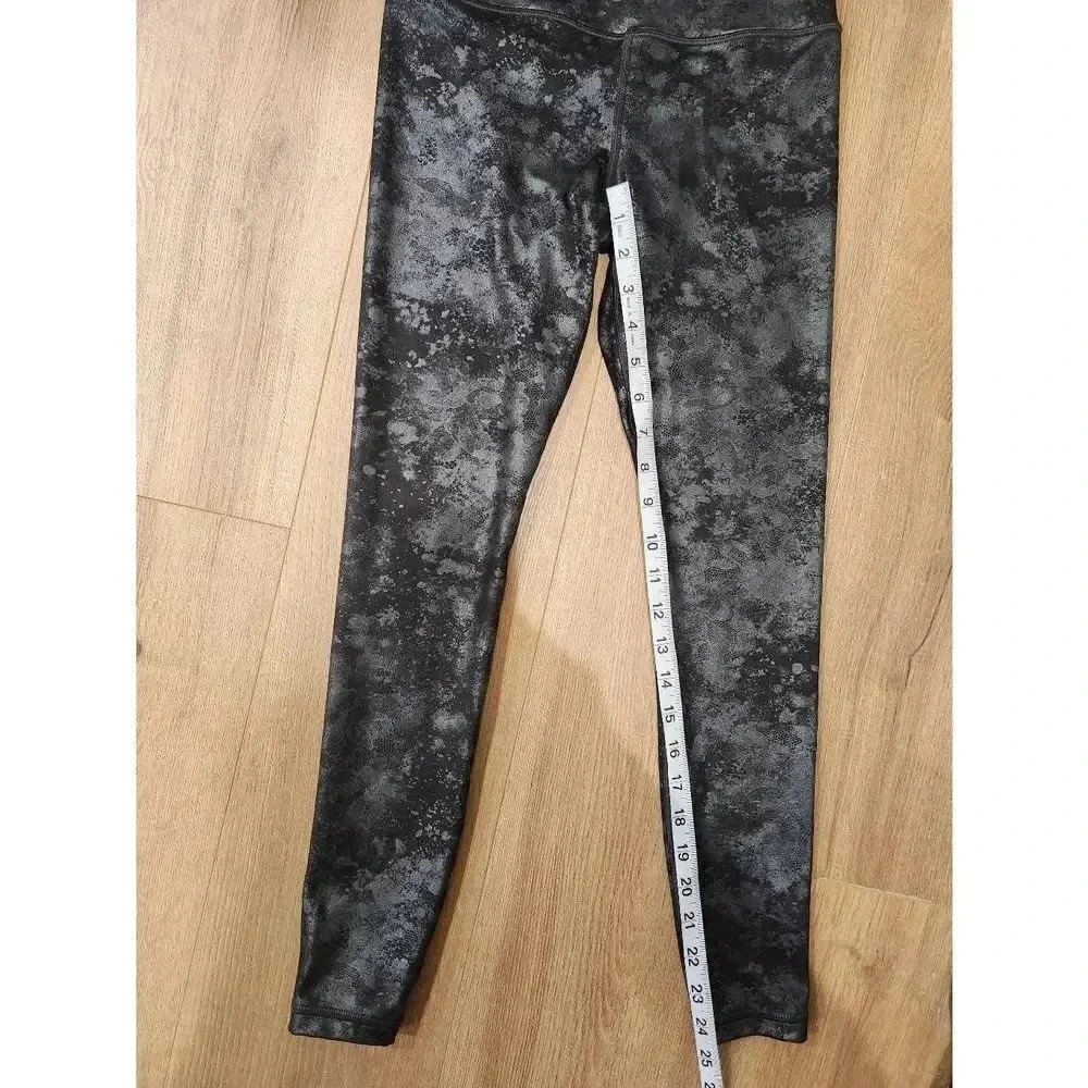 Athleta Elation Misty Lace Tights Leggings Size XS Dark Gray - Picture 7 of 7
